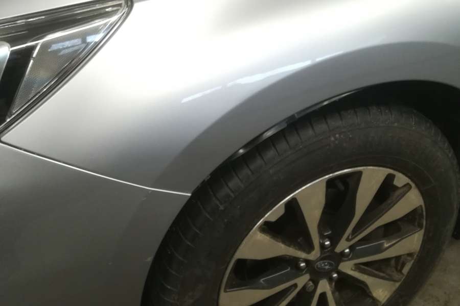 Błotnik po naprawie