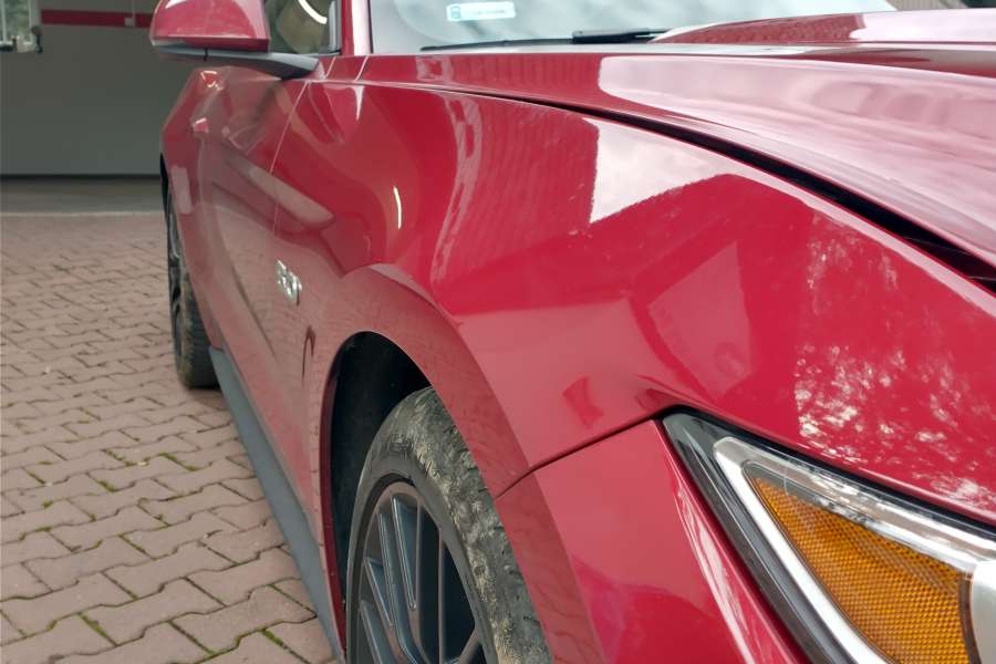 Naprawiony błotnik metodą pdr